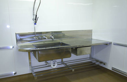 Custom Stainless Steel Bench & Sink