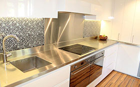 Domestic Stainless Steel Benchtop